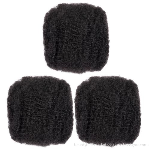 wholesale 8"  human dreadlock extensions hair Afro kinky hair bulk for dreadlock hair raw material